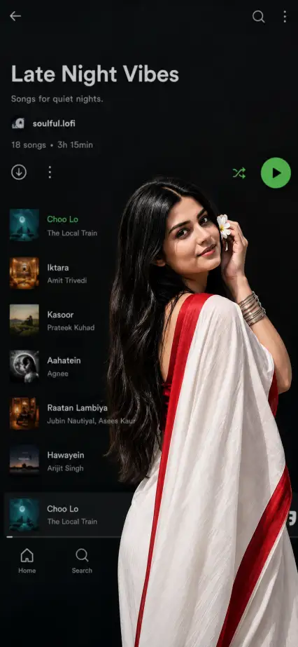 Viral Spotify Style AI Portrait Prompt